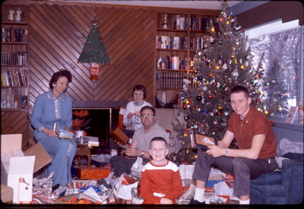 Family at Xmas 1961